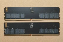 Crucial DDR5 4800MHz メモリー 32GBx2計64GB CT32G48C40U5 W5U4800CM-32GS_画像3