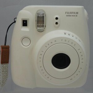 1円【一般中古】FUJIFILM フジフィルム/instax mini 8 ホワイト ポラロイド チェキ/動作品/41