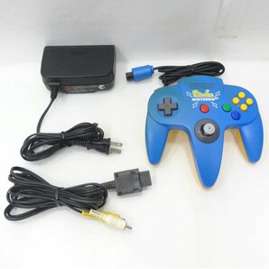 1円【ジャンク】Nintendo 任天堂/NINTENDO 64 本体 ピカチュウ ブルー＆イエロー/NUS-101/42の画像4