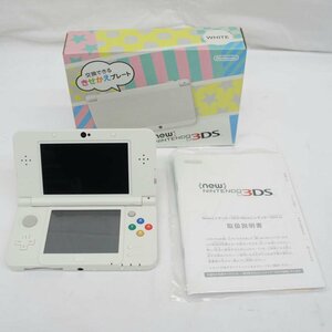 1円【ジャンク】Nintendo 任天堂/New ニンテンドー3DS/ホワイト/KTR-001/05