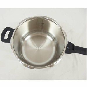 1円【良品】T-fal ティファール/圧力なべ 片手式 セキュアネオ 6L 4~6人用 IH対応 鍋 調理器具/P2530744/04の画像3