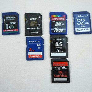 1円【ジャンク】TOSHIBA、Lexar など 東芝、レキサーなど/SDカード 約60枚セット 1GB～32GB/67の画像2