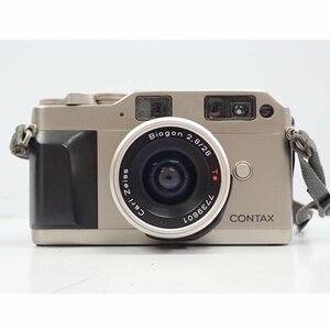 1円【ジャンク】CONTAX コンタックス/フィルムカメラ/G1/62