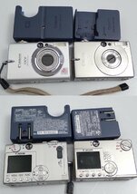 1円【ジャンク】Canon Panasonic CASIO SONY Nikon FUJIFILM /デジタルカメラ　13台まとめて/62_画像5