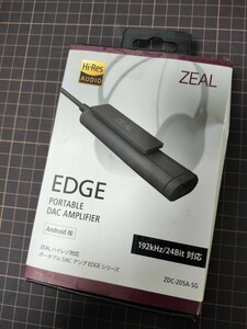 ポータブルアンプ Covia ZEAL EDGE PORTABLE DAC AMPLIFIER for Android ハイレゾ対応ポータブルDACアンプ ZDC-205A-SG 未開封品