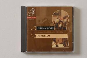 WILLIAM LAWES ：cosorts in four and five parts / PHANTASM CHANNEL CLASSICS CCS 15698