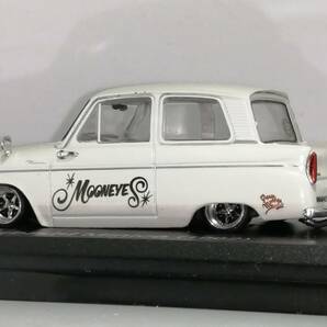 1/43 ノレブ Mitsubishi Minica (1962）改 アルミ 深リム ローダウン 改造 ミニカ チンスポイラー Mooneyes デカール カスタム アシェット の画像4