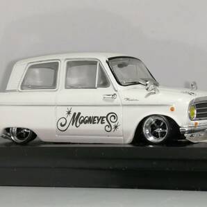 1/43 ノレブ Mitsubishi Minica (1962）改 アルミ 深リム ローダウン 改造 ミニカ チンスポイラー Mooneyes デカール カスタム アシェット の画像3