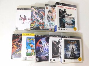 ◇PS3ソフト 8本セット/ガンダム/テイルズ/バットマン/FF/地球防衛軍/みんなのGOLF/仮面ライダー◇