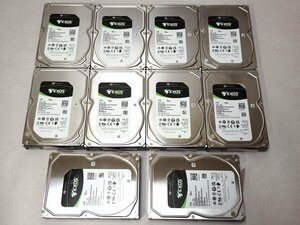 10個セット Seagate Exos 7E8 ST2000NM003A SAS 2TB 12.0Gb/s 7200rpm 3.5インチ ハードディスク HDD 正常/使用時間極少/動作保証