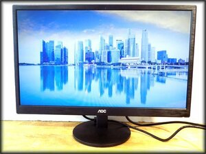 美品/動作品 AOC E2270SWDN/11 21.5インチ 液晶モニター DVI/D-Sub/1920x1080/LEDバックライト