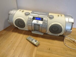 動作OK JVC/ビクター パワードウーハーCDシステム RV-NB50 CD/ラジオ/iPod 2009年製