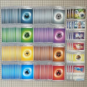 ポケモンカード 基本エネルギー 全8種×17枚＋汎用カード6種×4枚 計160枚セット 黒炎の支配者 デッキビルドボックスの画像1