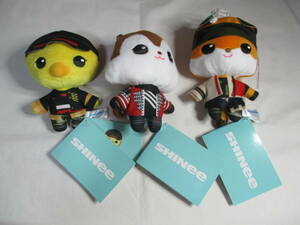 SHINee ANIMAL COORDY ミニぬいぐるみ 3種　3点　コンプセット　プライズ景品　セガ　シャイニー　マスコット　ぬいぐるみ　韓国　kpop