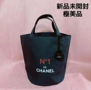 新品未開封　CHANEL シャネル ノベルティ　トートバッグ　ハンドバッグ　黒