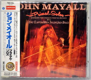 JOHN MAYALL AND THE BLUESBREAKERS　ジョン・メイオール　ブルースブレーカーズ　／　PRIMAL SOLOS　CD