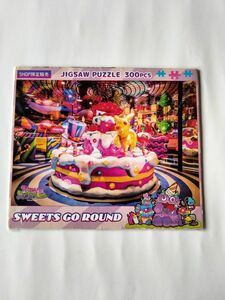 【箱無し】SWEETS GO ROUND ジグソーパズル300ピース 