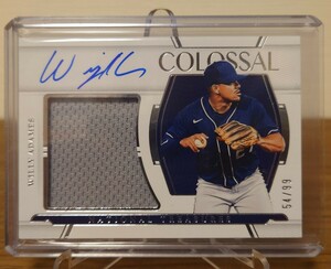 2022 panini national treasures colossal milwaukee brewers willy adames /99 ナショトレ ブリュワーズ ウィリー・アダメス 直書き