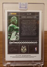 21-22 panini one and one basketball milwaukee bucks khris middleton base /25 バックス クリス・ミドルトン_画像2