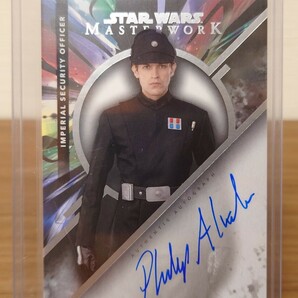 topps star wars masterwork philip alexander as imperial security officer autograph スター・ウォーズ マスターワーク サインの画像1