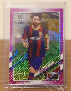 2021 topps chrome japan edition fc barcelona lionel messi purple mojo /125 トプクロ バルセロナ リオネル・メッシ