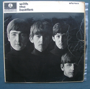 雅雑§(4)LP[WithTheBeatles]英国stereo/黄Parlo/B-3”Gotta”/微スレ多数もプッ音数ヵ所のみ/ジジ僅少/音質良好/ラミしわ有/2 YEX110-2 RP