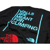 【新品本物 USA購入】THE NORTH FACE ノースフェイス ■ MEANT FOR CLIMBING T ■ ブラック / XL ■英語ロゴ Tシャツ 半袖 海外限定_画像3