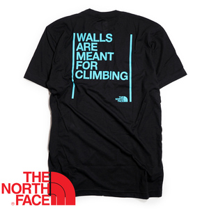 【新品本物 USA購入】THE NORTH FACE ノースフェイス ■ MEANT FOR CLIMBING T ■ ブラック / XL ■英語ロゴ Tシャツ 半袖 海外限定