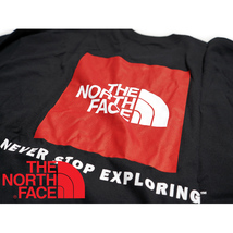 【新品本物 USA購入】THE NORTH FACE ノースフェイス■ RED BOX SS TEE ■ ブラックレッド / XL ■Tシャツ ボックスロゴ 海外限定_画像4