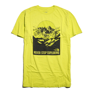 【新品本物 USA購入】THE NORTH FACE ノースフェイス■ NATURAL WONDERS TEE ■ Sグリーン / S ■Tシャツ グラフィック ロゴ 海外限定