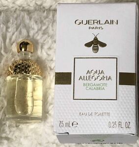 Guerlain◆アクア アレゴリア ベルガモット カラブリア オーデトワレ◆ミニチュアサイズ7.5ml