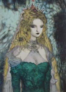 Art hand Auction Yoshitaka Amano Cendrillon Livre d’art rare/Art encadré, Nouveau cadre japonais, En bonne condition, livraison gratuite, Ouvrages d'art, Peinture, Portraits