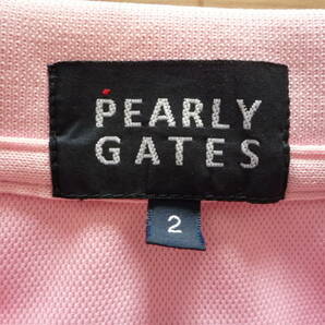 【売切り】USED★PEARLY GATES★パーリーゲイツ★半袖ポロシャツ★ピンク★サイズ2の画像7