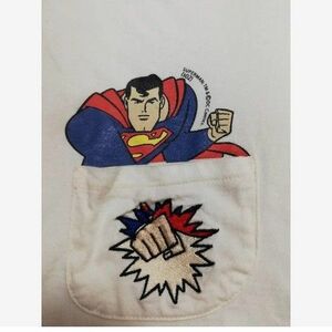 週末限定値下げ中!　レア　海外製　スーパーマン　Tシャツ　90　アメコミ　レトロムービー　映画グッズ