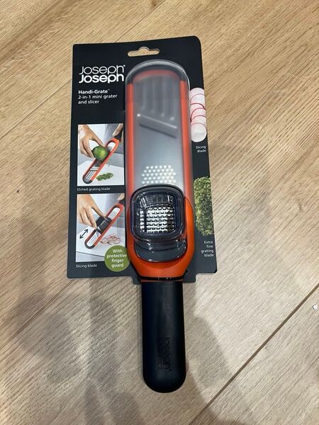 未開封◇joseph joseph ジョセフジョセフ Handi-Grate ハンディーグレーター オレンジ おろし器 スライサー