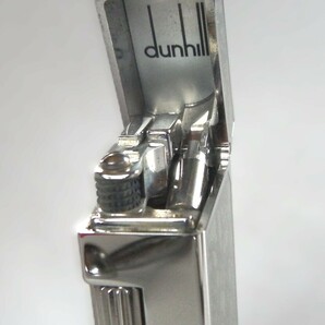 美品 dunhill LONDON/ダンヒル ロンドン ローラーガスライター シルバー 喫煙具 冊子 ケース付 ※火花確認済の画像9