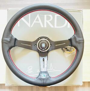 NARDI ナルディ タイプ　ステアリング ホーンボタン 付き　35πブラック