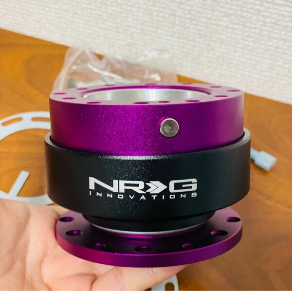 ＮＲＧ　タイプ新品 NRG クイックリリース　紫