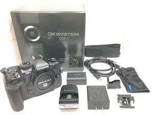 ★OLYMPUS OM SYSTEM OM-1 FL-LM3 箱付き シャッター回数3286回★【中古品】＃0410-1a