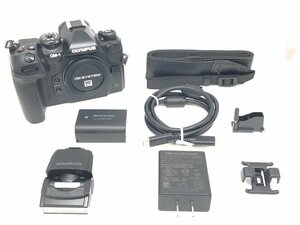 ★OLYMPUS OM SYSTEM OM-1 FL-LM3 箱付き シャッター回数81553回★【中古品】＃0413-1a