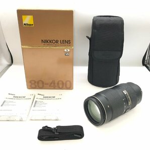 ★Nikon AF-S NIKKOR 80-400mm f4.5-5.6G ED VR 箱付き★【中古品】＃0420-2aの画像1