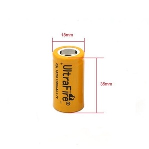 UltraFire 保護無し XSL 18350 1200mAh リチウムイオン充電池1本の画像3
