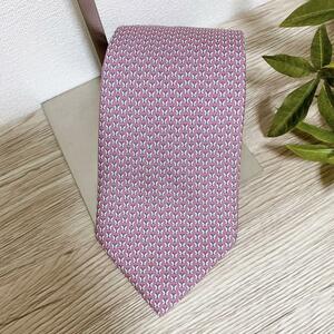 1 jpy start Salvatore Ferragamo necktie pink 