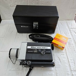 [ beautiful goods ] Nikon SUPER ZOOM-8 film case set Junk part removing collection 