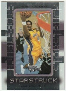 2001-02 UPPER DECK ULTIMATE VICTORY STARSTRUCK Kobe Bryant LOS ANGELES LAKERS