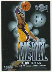 1999-00 FLEER SKYBOX METAL UNIVERSE HEAVY METAL #1of10H Kobe Bryant LOS ANGELES LAKERS