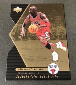 1998-99 UPPER DECK OVATION JORDAN RULES DIE-CUT GOLD J12 Michael Jordan マイケル・ジョーダン