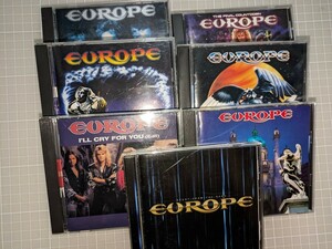 ７枚セット　EUROPE ヨーロッパ　CD　5枚は帯付の日本盤ボーナストラックあり　２枚は輸入盤 