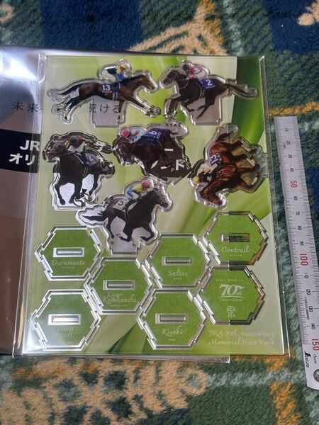 JRA 競馬 阪神競馬場 オリジナルアクリルスタンド welcomeチャンス　グリーン