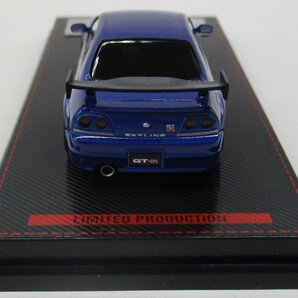 イグニッションモデル 1/64 Nismo R33 GT-R ブルーメタリック [2508] 定形外○【C】krt012204の画像6